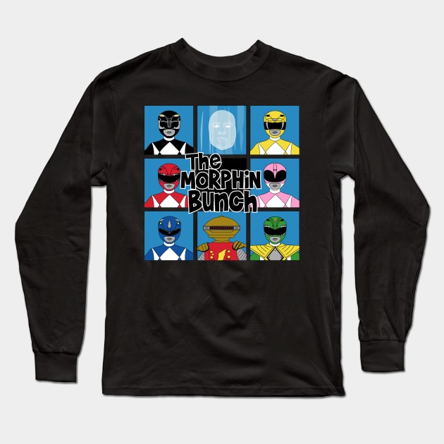 The Morphin' Bunch Long Sleeve T-Shirt by ninetees